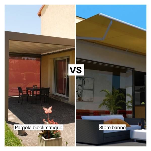 Pergola bioclimatique Store banne protection solaire Istres