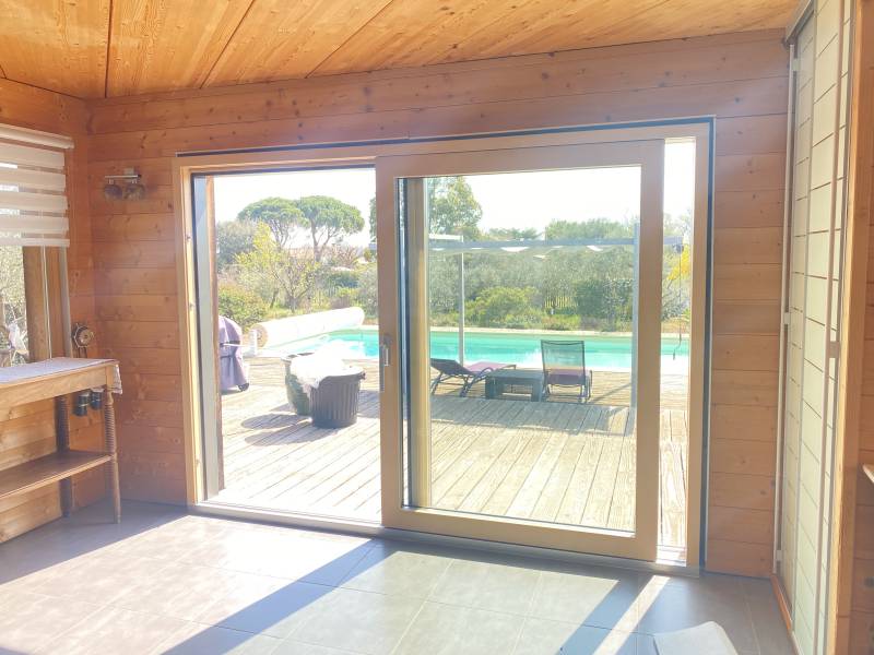 Baie vitrée coulissante Casa Menuiserie