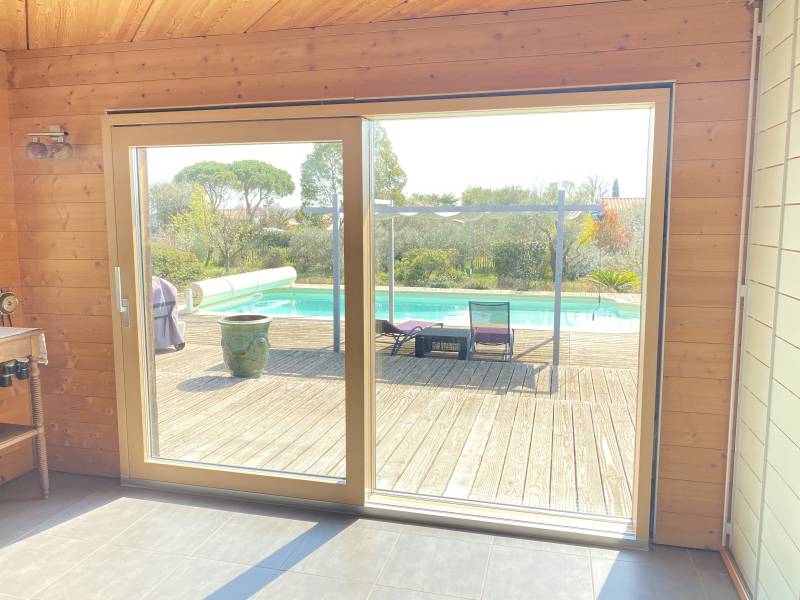 Baie vitrée coulissante Casa Menuiserie internorm