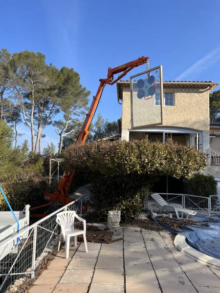 Casa Menuiserie Baie vitrée relevage