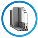 Baie coulissante Bois / Alu 